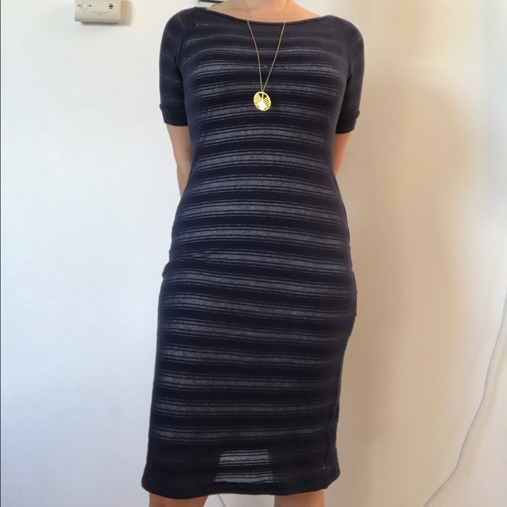 Bordeaux LA (Anthropologie) bodycon sweater dress