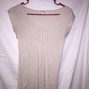 Light cream colored T-shirt