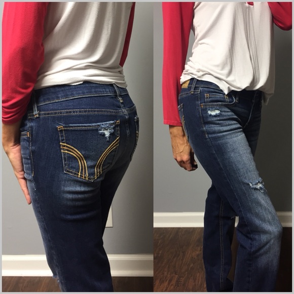 Hollister 5L Distressed Jeans - Picture 4 of 5