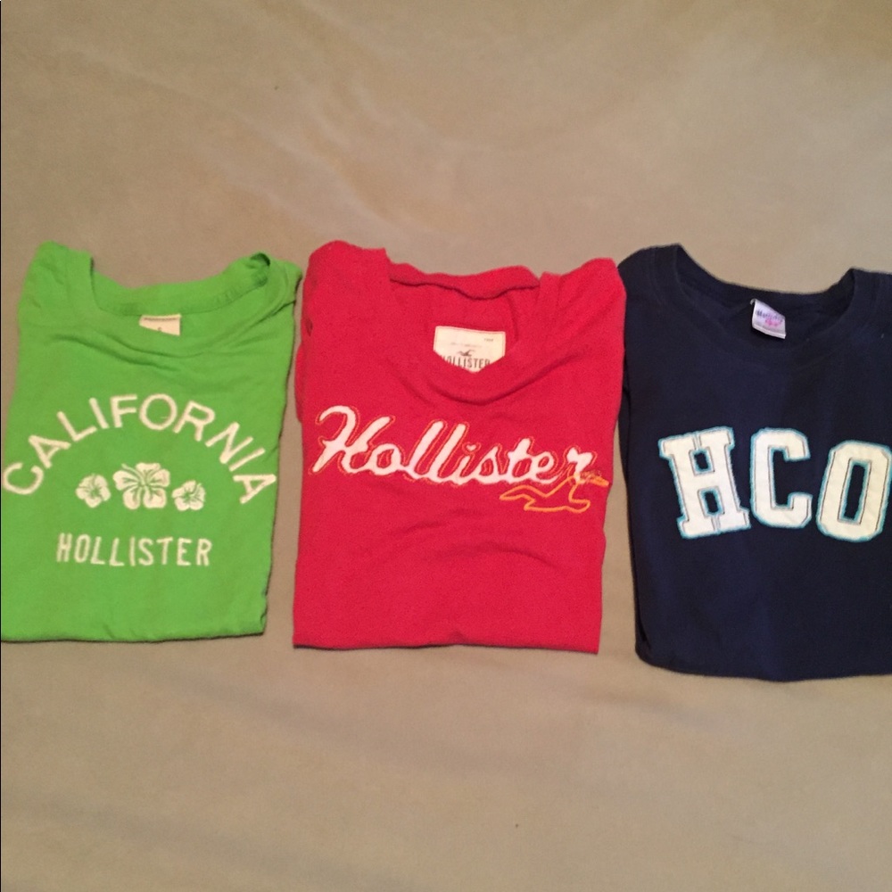 Lot of 3 Hollister Tees all Size Small