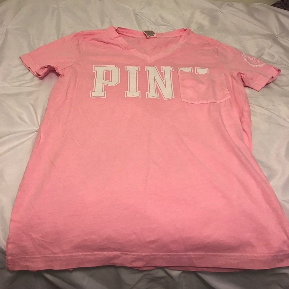 Pink Victoria’s Secret Medium pocket tee