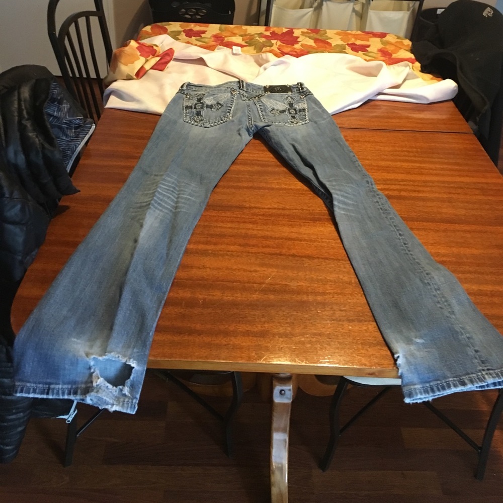 Size 30 miss me boot cut jeans
