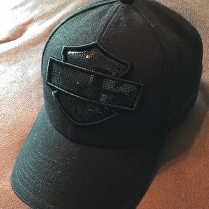Sequin Harley Davidson Hat