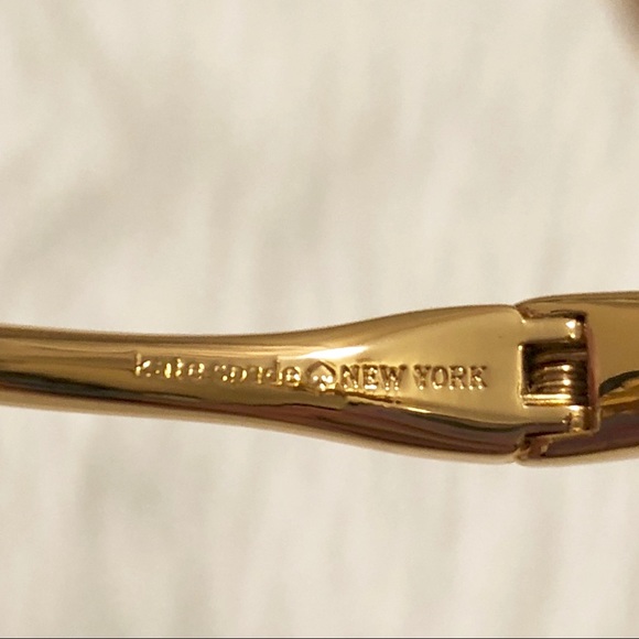 NWT kate spade Pansy Blossom Open Cuff Bracelet! - Picture 5 of 6