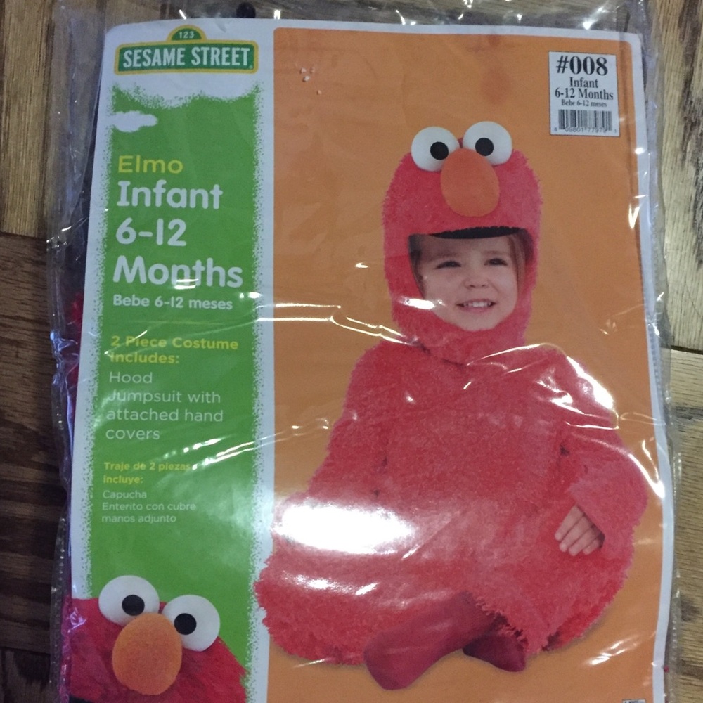 New Elmo Costume 6-12 months