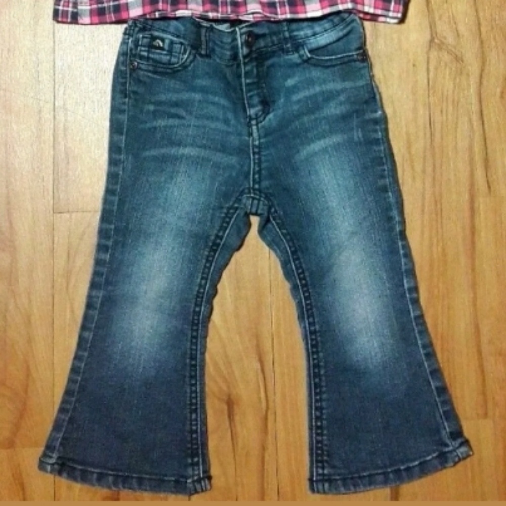Toddler Baby Girl Carter's Top & Jorache Jeans 24M - Picture 3 of 6