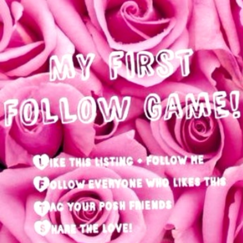 My First Follow Game! Like, Follow, Share & Tag!