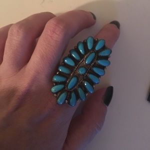 Authentic Native American turquoise ring