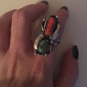 Authentic Native American turquoise ring