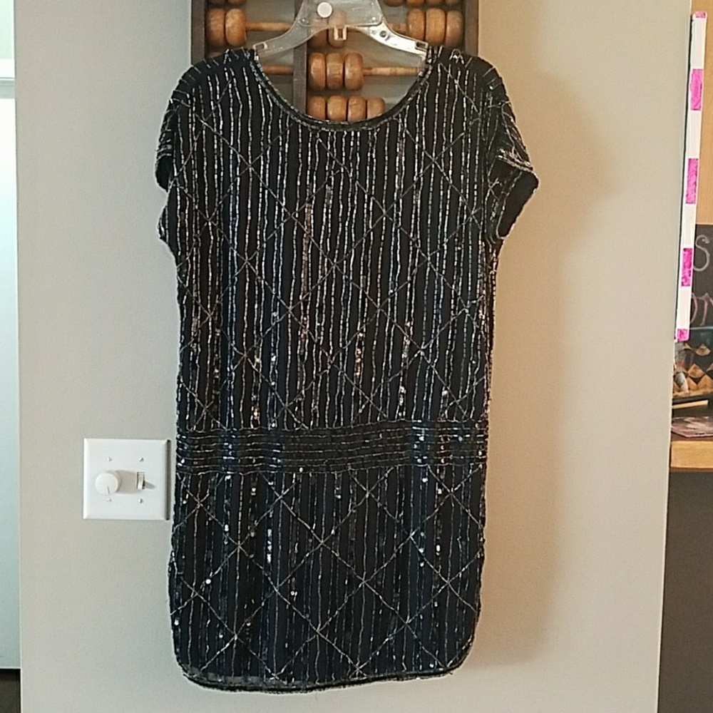 Vintage inspired beaded dress