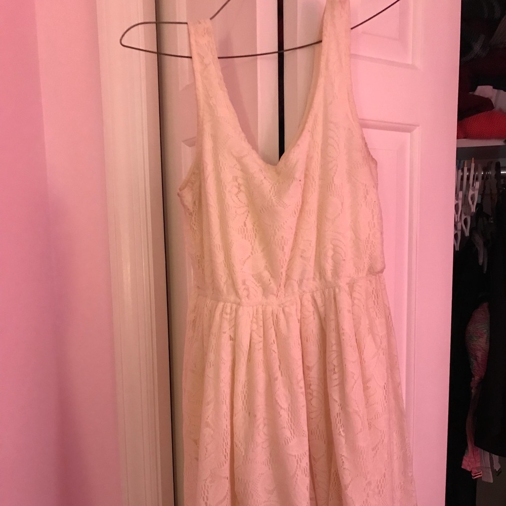 Lace mini dress
