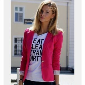 Merona hot pink blazer