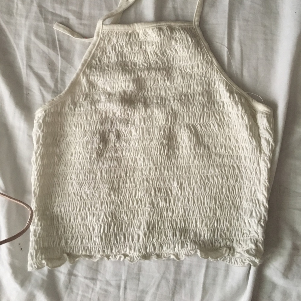 Tilly's white halter top
