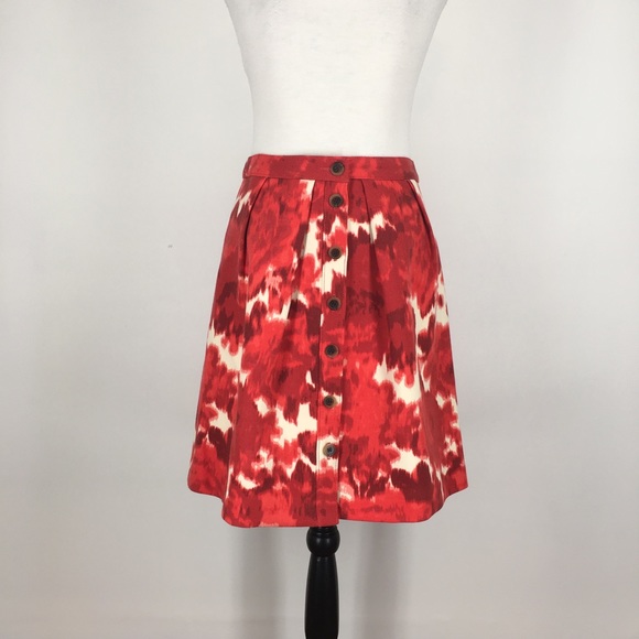J. Crew Flair Skirt in Floating Rose - Picture 3 of 8
