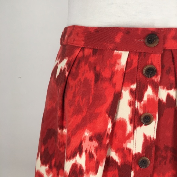 J. Crew Flair Skirt in Floating Rose - Picture 4 of 8