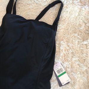 Jag one piece black swimsuit new with tags