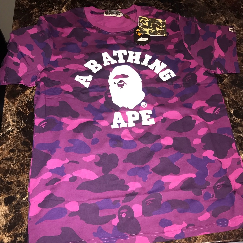 Purple Bape T-Shirt
