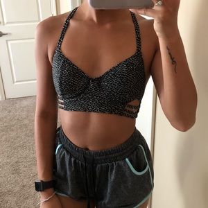 RVCA racerback bikini top XS