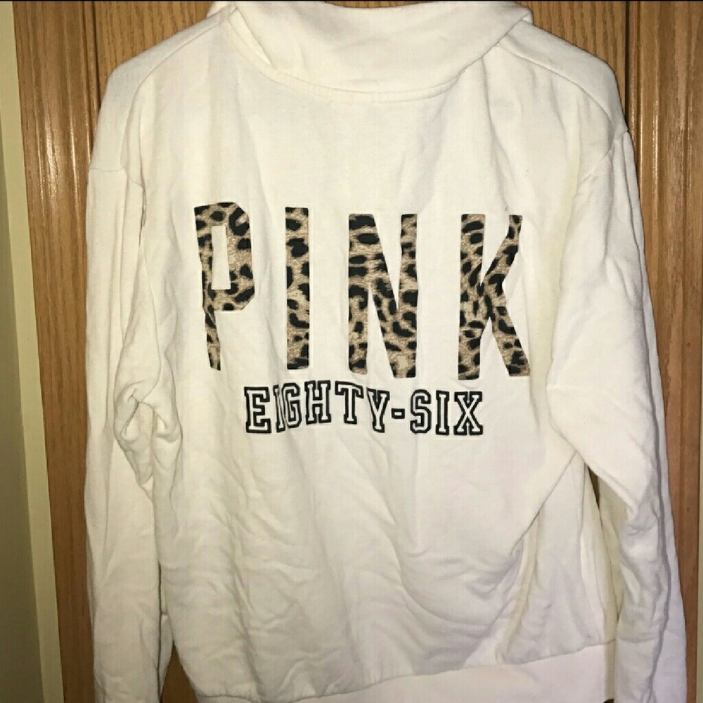 Victoria's Secret Pink Half Zip Hoodie