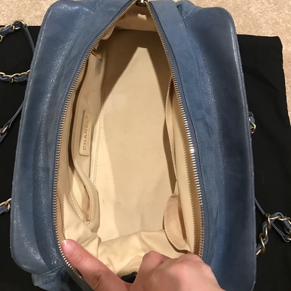 Chanel Iridescent Calfskin Leather Chic Quilt Bowl - Picture 8 of 8