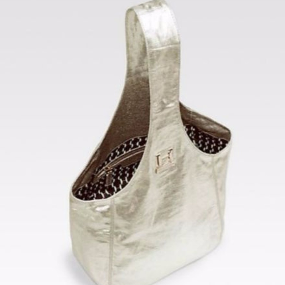 Halston Heritage Metallic Large Bag, New With Tags