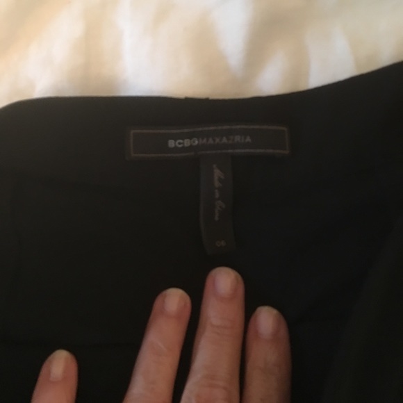 Black pleated chiffon skirt. Fully lined. - Picture 2 of 3