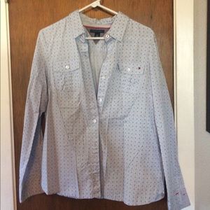 Button down tommy shirt