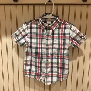Janie and Jack Boys Button Up Shirt - Size 2t