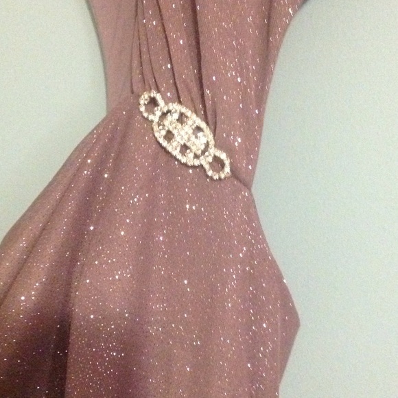 NWT Beautiful full length sparkly gown - Picture 3 of 7