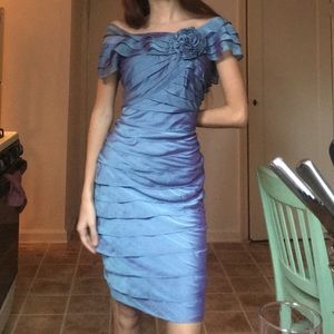 London Times Shutter Pleat Sheath Dress!