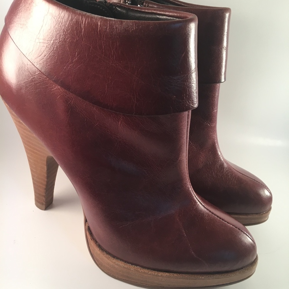 Chinese laundry leather booties