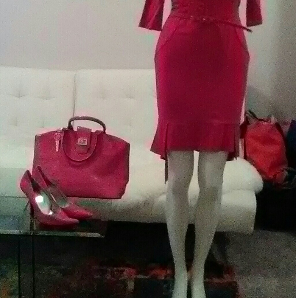 Nice pink bag like new.