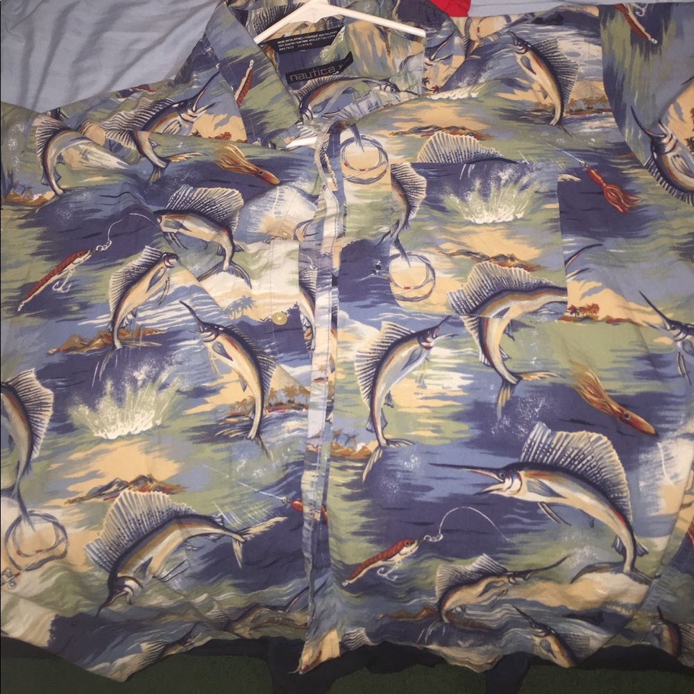 Vintage Nautica Button up