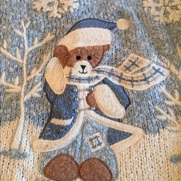 Winter Cozy Mandal Bay Teddy Bear Sweater XL - Picture 2 of 5