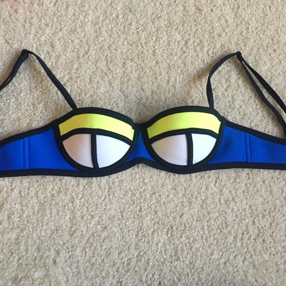 Triangl color block bikini