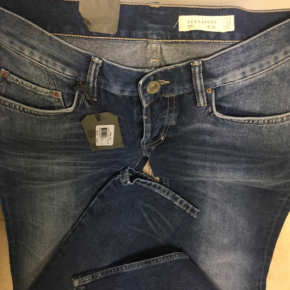 New All Saints Dunan Iggy Jeans