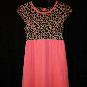 Girls Leopard Dress