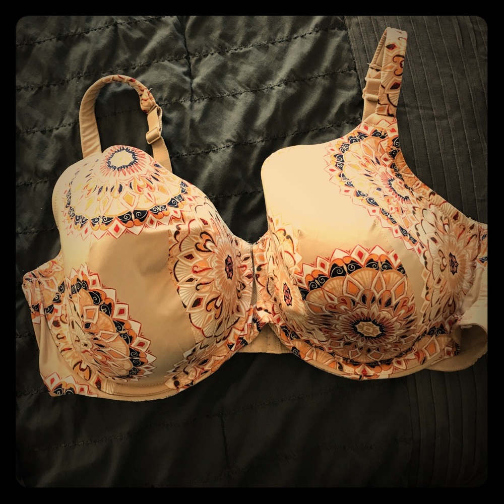 LB Full Coverage Cacique Designer Print Bra