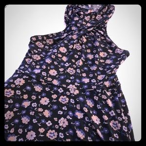 Free People Halter Top Knee Length Dress