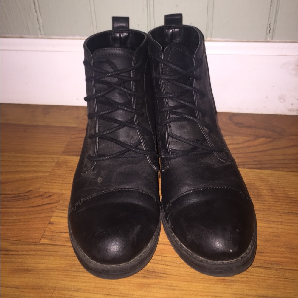 Pair of black winter boots