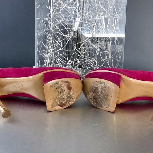 Nicholas Kirkwood Metallic Heel Platform Pump - Picture 5 of 8