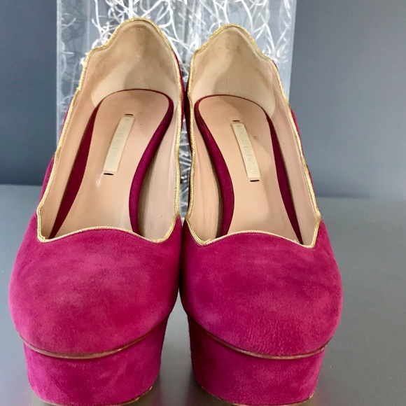 Nicholas Kirkwood Metallic Heel Platform Pump - Picture 4 of 8