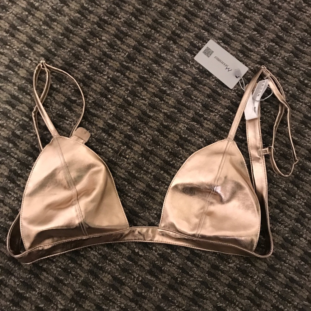 Rose Gold Bra Top