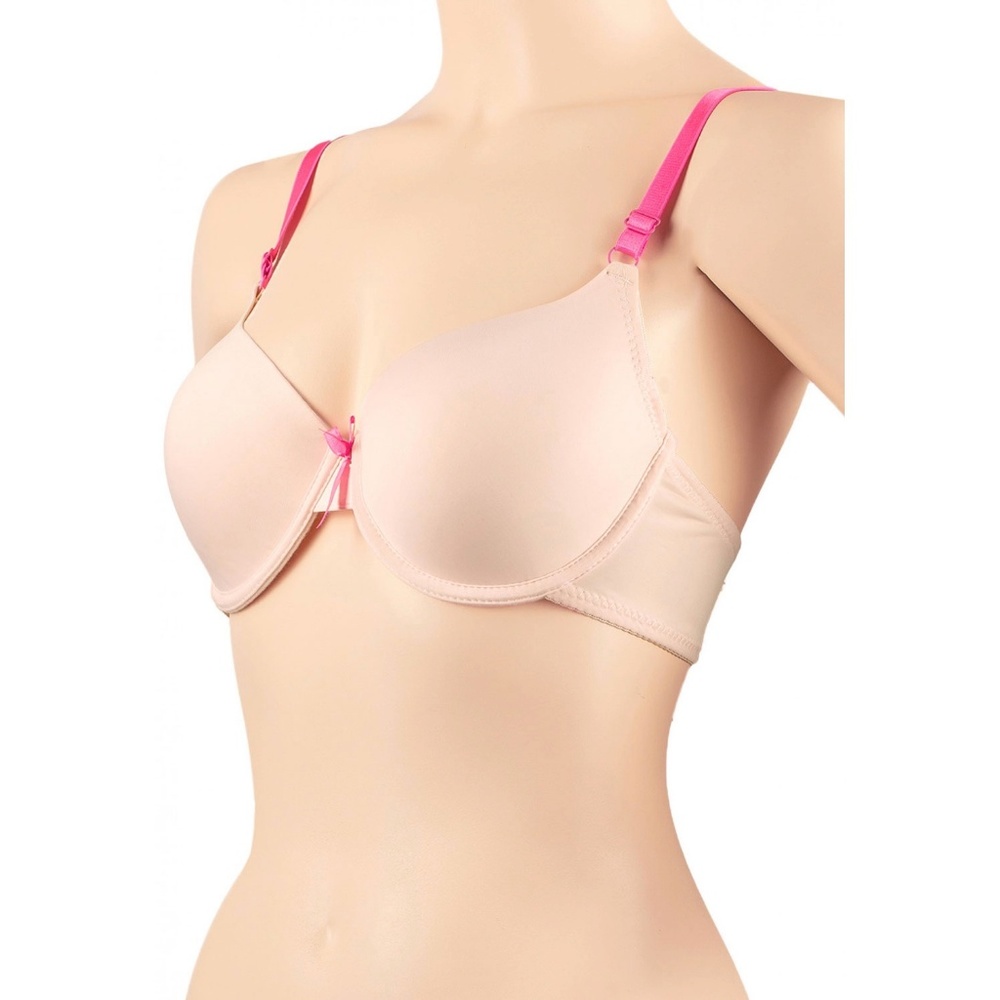 Bundle of Six Solid Contrast Strap Bras - Picture 2 of 3
