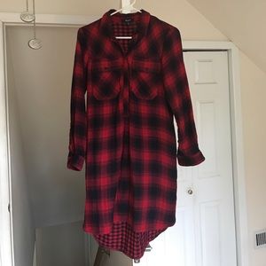 Madewell flannel dress