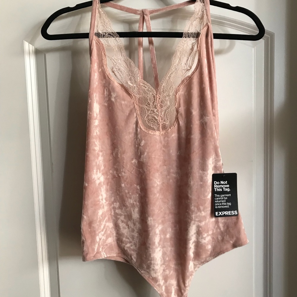 Velvet body suit