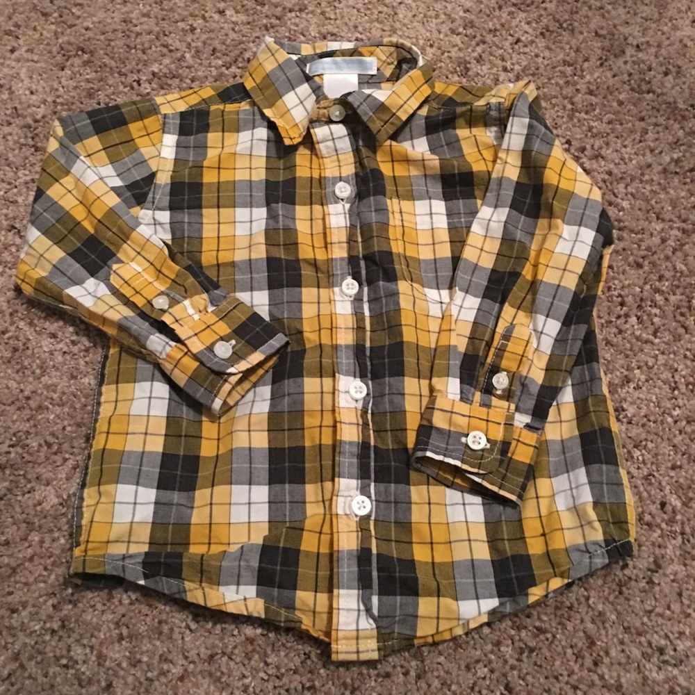 Janie and Jack Boys Long Sleeve Shirt - 12-18 mo