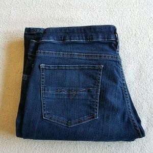 New York & Company Soho Curvy Boot Cut Dark Wash