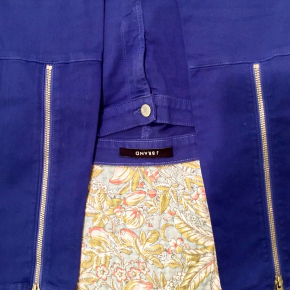 J Brand Back-zip Jeans in Indio Blue