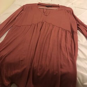 Flowy Pink cutout top